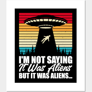 Vintage Ufo Alien Posters and Art